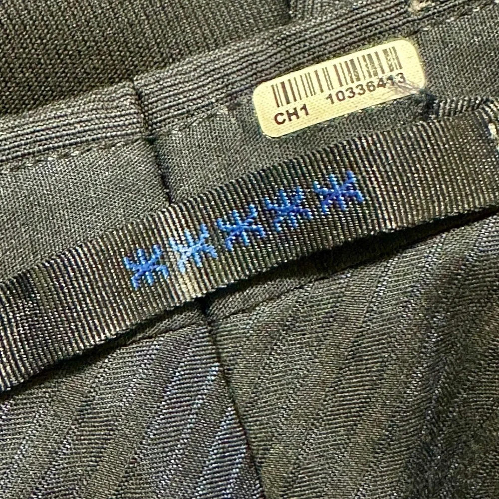 ERMENEGILDO ZEGNA Suit Pants Men's 36R Blue Wool Pleated Cuffed Tailored Romania